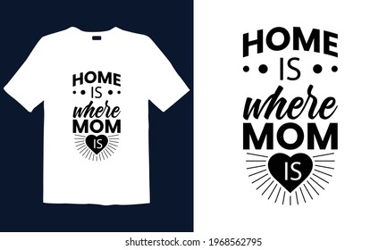 Mother's Day T-shirt Design for mug , poster, t-shirt,  label or logo.