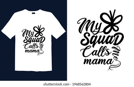 Mother's Day T-shirt Design for mug , poster, t-shirt,  label or logo.
