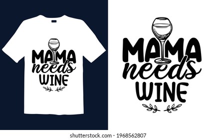 Mother's Day T-shirt Design for mug , poster, t-shirt,  label or logo.