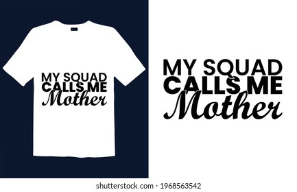 Mother's Day T-shirt Design for mug , poster, t-shirt,  label or logo.