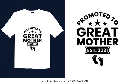 Mother's Day T-shirt Design for mug , poster, t-shirt,  label or logo.
