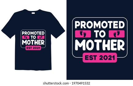 Mother's Day T-shirt Design for mug, poster, t-shirt, label, or wall art.