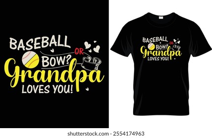 Mother's Day T-Shirt Design Template, Grandpa Gift 