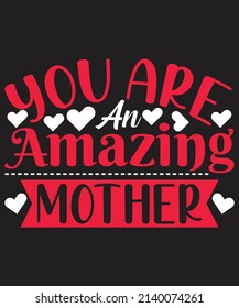Mother's Day T-shirt Design Vector