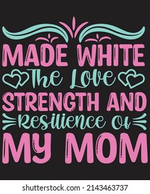 Mother's Day T-shirt Design Vector