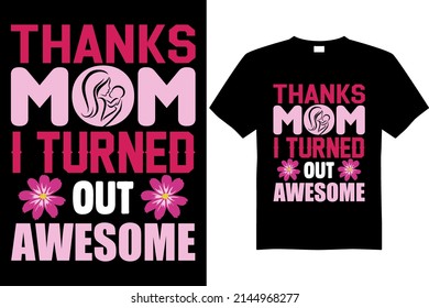 mothers day tshirt design vector file