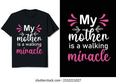 Mother's Day T-shirt Design Vector