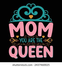 Mother's Day T-Shirt Design Vector Images