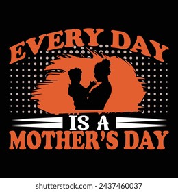 Mother's Day T-Shirt Design Vector Images