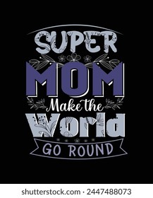 Mother's Day Tshirt Design Vector Template