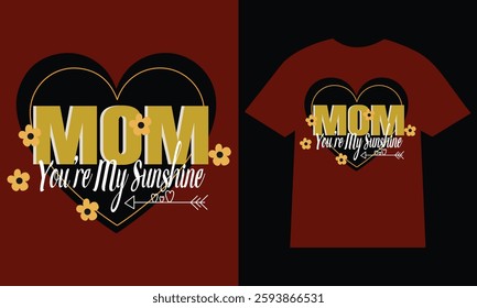 Mothers day t-shirt. typography creative custom Women's Day t shirt design.t shirt design template