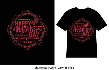 Mothers day t-shirt. typography creative custom Women's Day t shirt design.t shirt design template