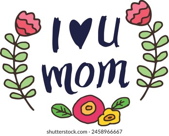 Mothers day t-shirt, mothers Day t-shirt vector, Happy mothers Day t-shirt, Mother's Day element vector, lettering Mom t-shirt,
