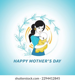 Mother's day t-shirt and web banner