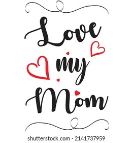 Mother's Day Typographic T-shirt Design 2022