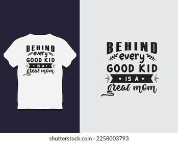 mother's Day Typography T shirt Design with Vector