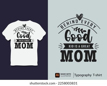 mother's Day Typography T shirt Design with Vector
