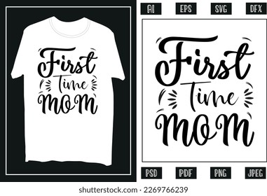 Mother's day typography T Shirt design