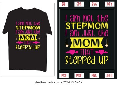 Mother's day typography T Shirt design