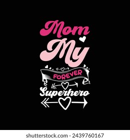 mother's day typography t shirt design