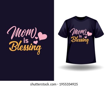 Mother's Day Typography T-Shirt Design Vector