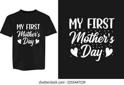 Mothers day typography t-shirt design template, mom day t-shirt design typography, motivational t-shirt design