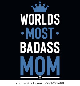 Mother's day typography tshirt design vector design