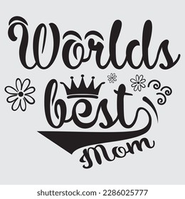 Mother's day typography t-shirt design