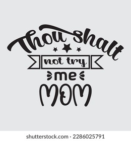 Mother's day typography t-shirt design