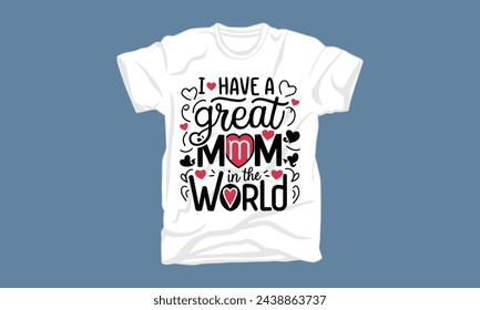 mothers day typography tshirt design