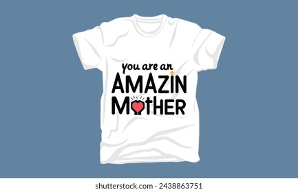 mothers day typography tshirt design