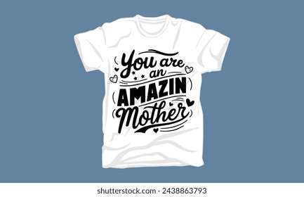 mothers day typography tshirt design