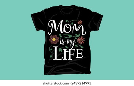 mothers day typography tshirt design