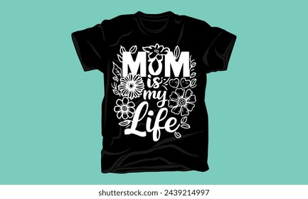 mothers day typography tshirt design