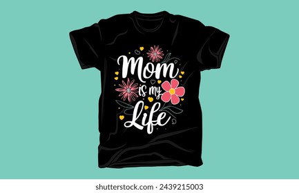 mothers day typography tshirt design
