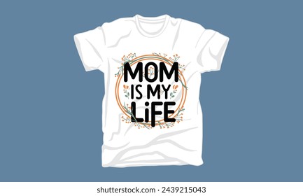 mothers day typography tshirt design