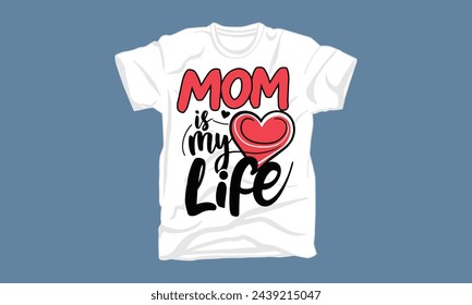 mothers day typography tshirt design