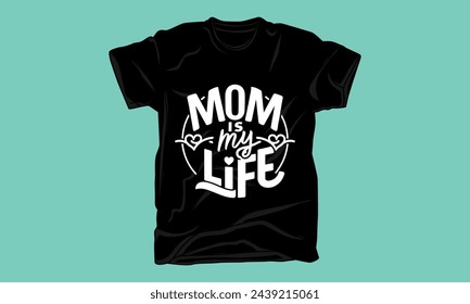 mothers day typography tshirt design