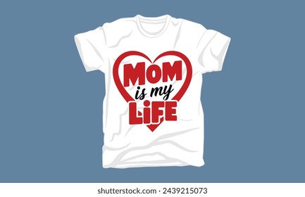 mothers day typography tshirt design