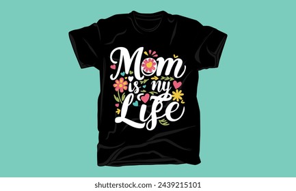 mothers day typography tshirt design