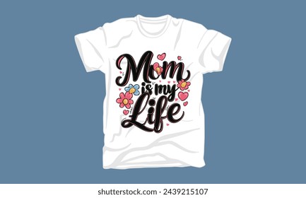 mothers day typography tshirt design