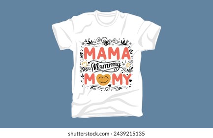 mothers day typography tshirt design
