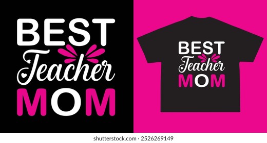 Mother's Day Typography T-Shirt Design And Illustration