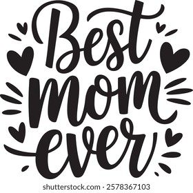 Mothers day typography t-shirt design