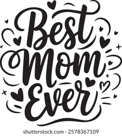 Mothers day typography t-shirt design