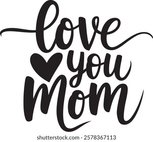 Mothers day typography t-shirt design