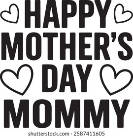 Mother's Day Typography T-Shirt Design