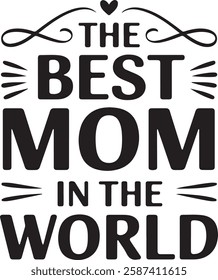 Mother's Day Typography T-Shirt Design