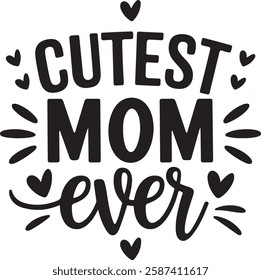 Mother's Day Typography T-Shirt Design
