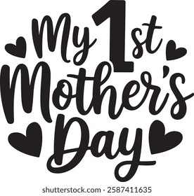 Mother's Day Typography T-Shirt Design